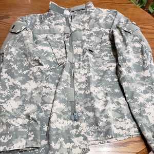 US ARMY Military ACU Digital Camo Coat